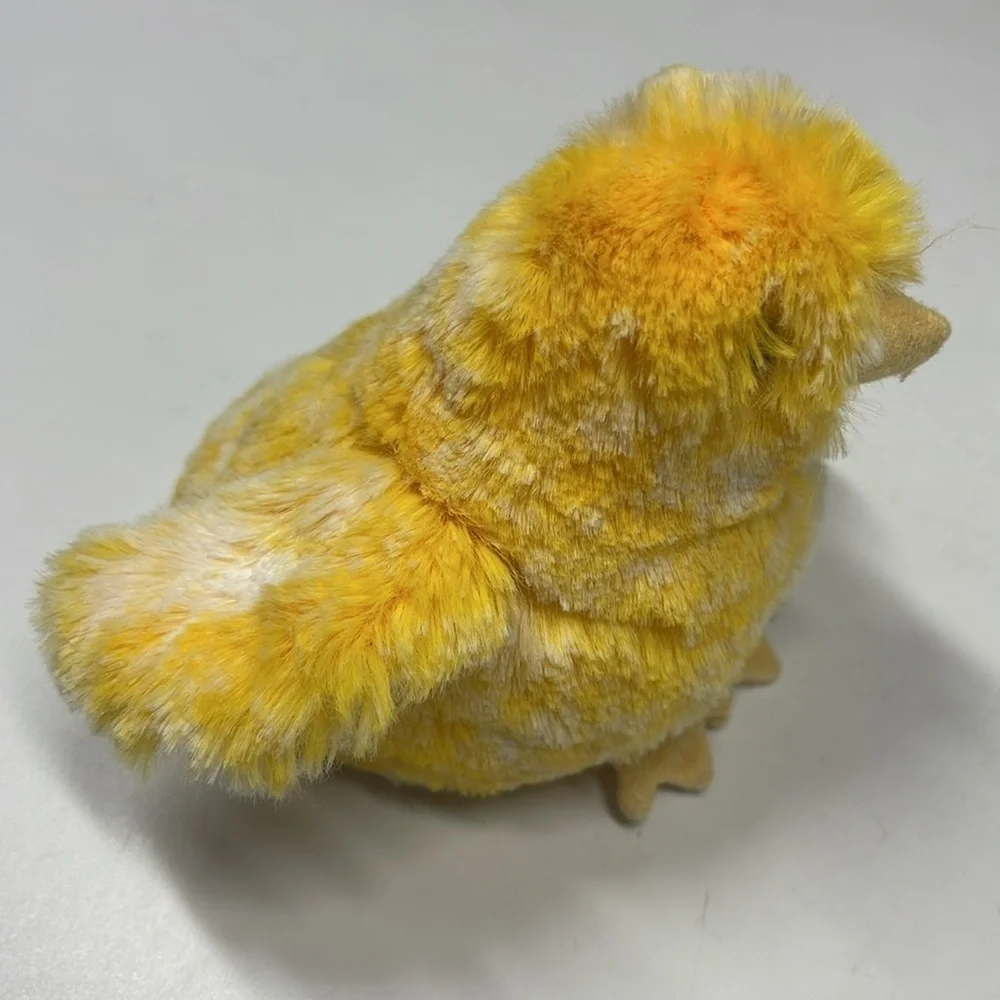 Douglas Cuddle Toys Yellow & White Plush Baby Chick ~4-5” Stuffed Easter Toy
